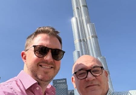 (l-r) LECS UAE Director Lee Dean and CEO Dave Cooper; image courtesy of LECS UAE