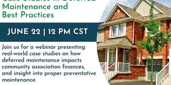 Lerch Bates and Reserve Advisors To Host "Maintenance Matters" Webinar