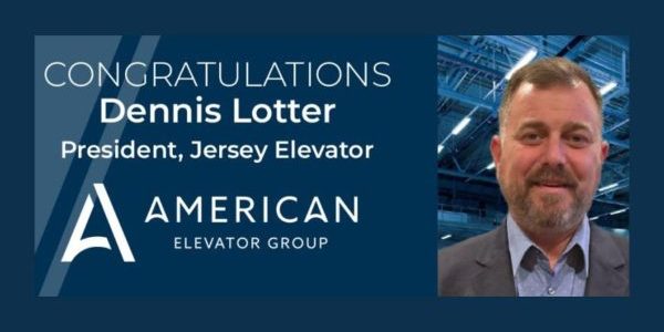 Lotter Promoted to President of Jersey Elevator Co.