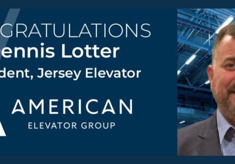 Lotter Promoted to President of Jersey Elevator Co.