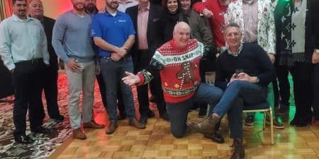 New leaders were elected and a good time was had by all at the MESA holiday party in Dedham, Massachusetts; photo courtesy of EW Correspondent Matthew Jackson. 