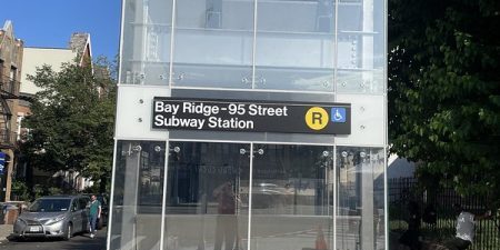 One of the new elevators; image courtesy of MTA