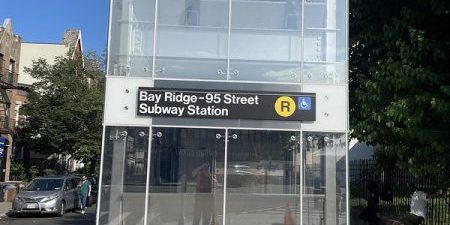 One of the new elevators; image courtesy of MTA