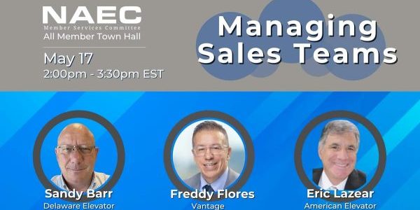 NAEC to Present Town Hall on Managing Sales Teams