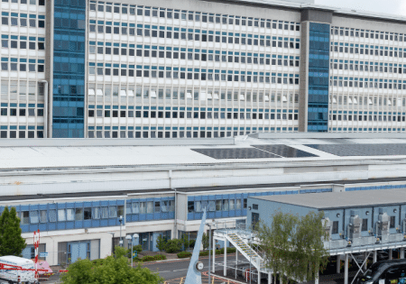 University Hospital of Wales; image courtesy of NHS Wales 