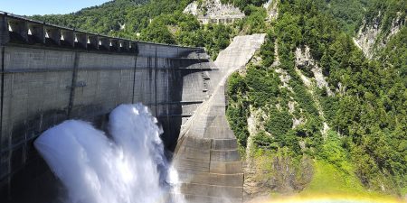 NIPPON OTIS MODERNIZES ELEVATOR AT MAJOR JAPAN DAM The dam was completed in 1963 to supply the electricity to support Japan's post-war economic growth; image courtesy of Otis.