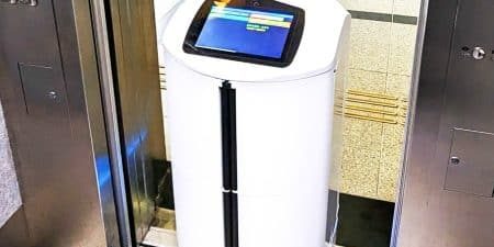 NIPPON OTIS PILOT PROJECT INTEGRATES SERVICE ROBOT WITH ELEVATOR FOR MAIL DELIVERY