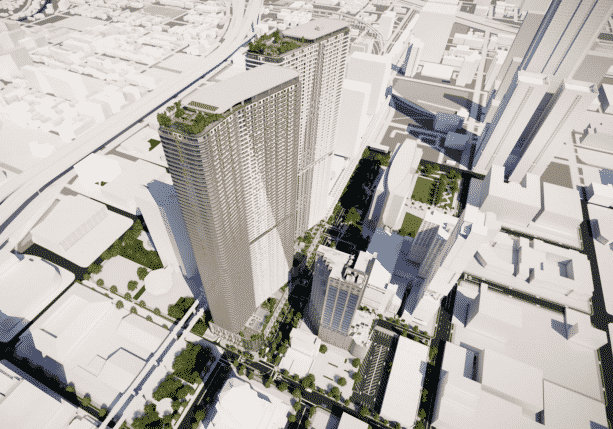 New Detailed Massing Renderings Revealed for Two Towers in Miami, Florida