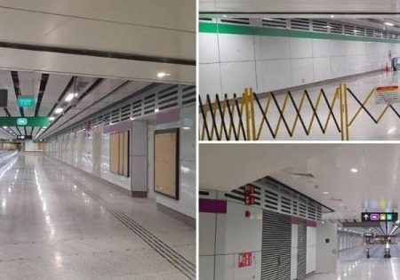 New Moving Walk Eases Commute at Singapore MRT Station