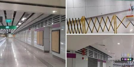 New Moving Walk Eases Commute at Singapore MRT Station