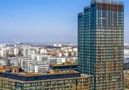 New Tower Ready For Workers In Warsaw