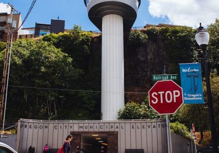 Oregon City Municipal Elevator; image by Christine Dong, courtesy of Willamette Week