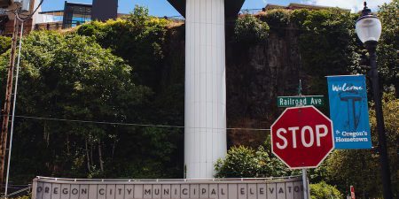 Oregon City Municipal Elevator; image by Christine Dong, courtesy of Willamette Week