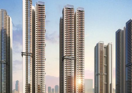 Example of a My Home Group tower development; image courtesy of Otis India