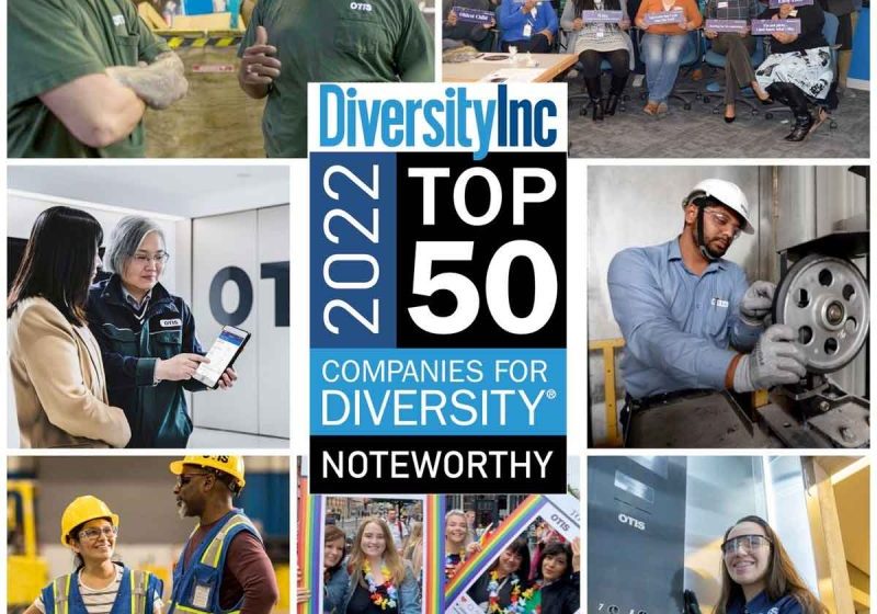 Otis Recognized by DiversityInc as a "Noteworthy Company"