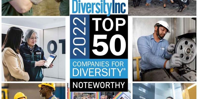 Otis Recognized by DiversityInc as a "Noteworthy Company"