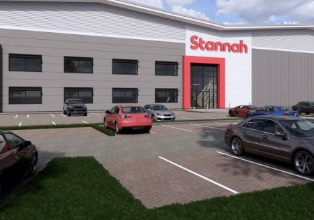 The first phase of the Stannah’s facility at Andover Business Park; image courtesy of Stoford