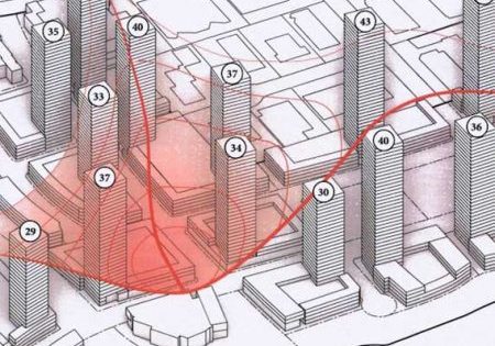 Plan for Western Canada City Includes 16 Tall Towers