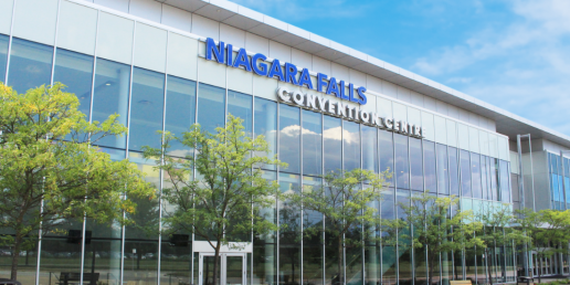 The event will be held at the Niagara Falls Convention Centre; image courtesy of the Niagara Falls Convention Centre. 