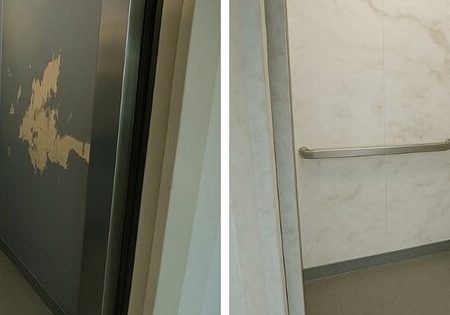 A cab before and after