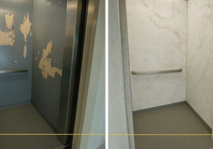 Refresh1 A cab before and after