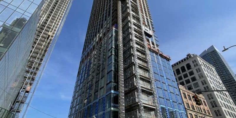 Residential Skyscraper with TKE VT Tops Out In Hudson Yards