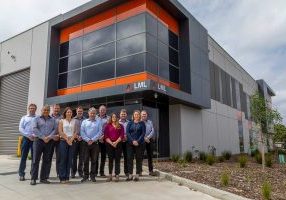 The LML team outside their Melbourne headquarters