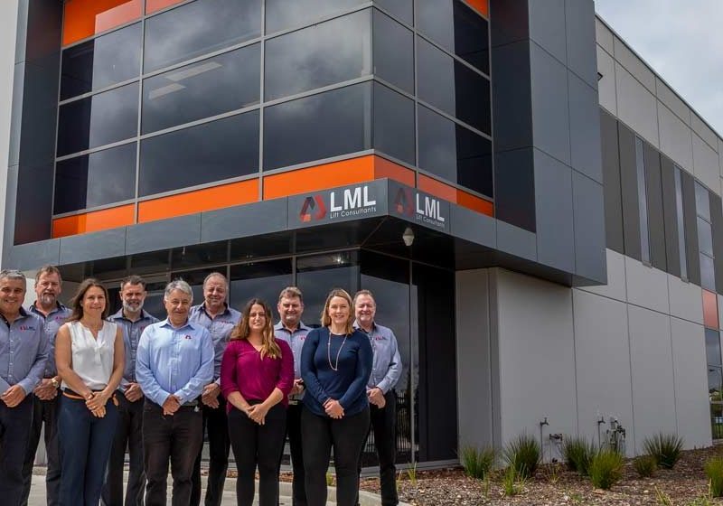 The LML team outside their Melbourne headquarters