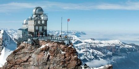 The Sphinx Observatory is served by two high-speed Schindler elevators; image courtesy of Schindler. 