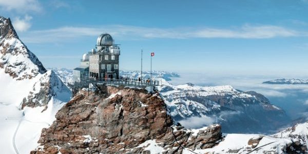 The Sphinx Observatory is served by two high-speed Schindler elevators; image courtesy of Schindler. 