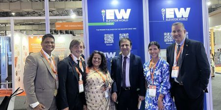 At the EW booth at ISEE; image courtesy of Alea Guillemi