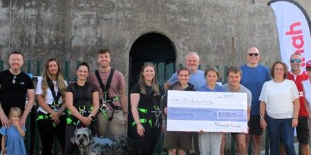 STANNAH CHARITY ABSEIL RAISES FUNDS FOR LIFT INDUSTRY CHARITY The Stannah team raised funds for Lift Industry Charity by participating in an abseil; image via approvedbusiness.co.uk.