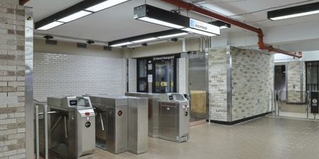 New elevator at Atwater Metro station in Montreal; image courtesy of STM 