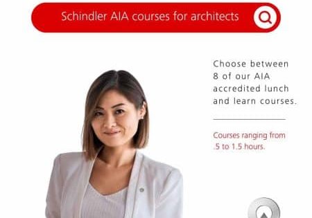 Schindler Offers Eight AIA Lunch & Learn VT Courses