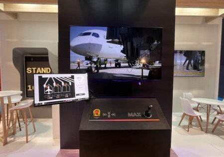 During inter airport Europe 2025 in Munich, Germany, on October 7-9, TKE demonstrated live how MAX Automate controls a real PBB in northern Spain; image courtesy of TKE.