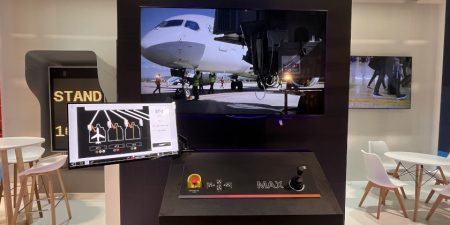 TKE FIRST TO IMPLEMENT LARGE-SCALE REMOTE AND AUTOMATED OPERATION OF PBBs During inter airport Europe 2025 in Munich, Germany, on October 7-9, TKE demonstrated live how MAX Automate controls a real PBB in northern Spain; image courtesy of TKE.