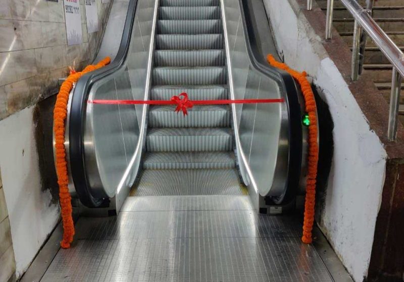 TKE (India) Provides 10 Heavy-Duty Escalators for Busy Metro