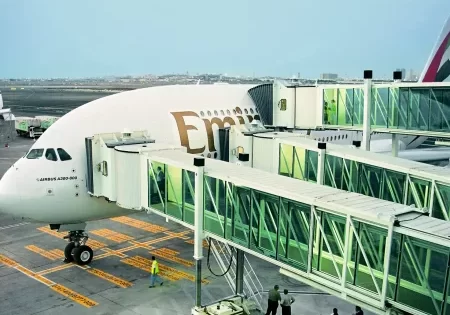 The contract includes the prestigious concourses D and A, home to Emirates; image courtesy of TKE.