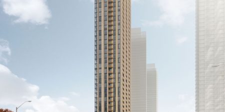 Proposed tower designed by Wallman Architects for Osmington Gerofsky Development Corp and Alterra in Toronto’s Willowdale neighborhood