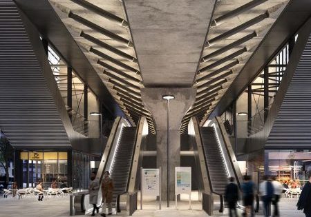 Escalators feature big in the planned upgrade; image © Weston Williamson+Partners.