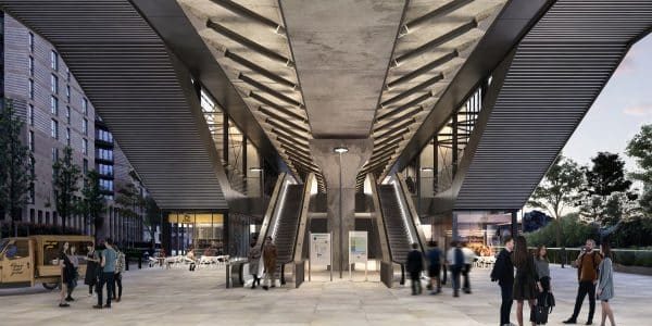 Escalators feature big in the planned upgrade; image © Weston Williamson+Partners.