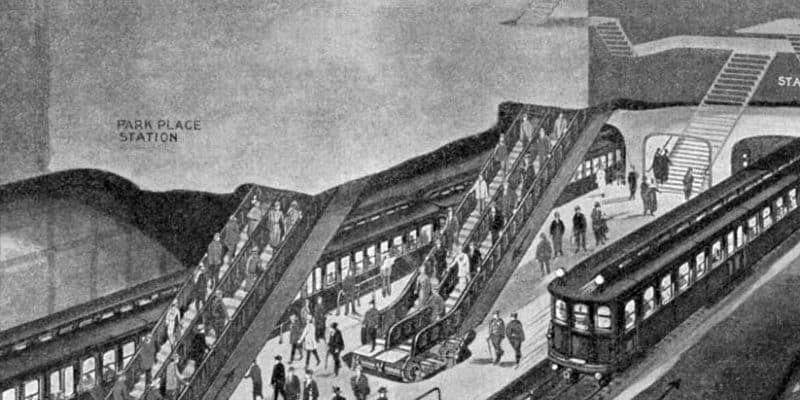 La naissance de l'escalator moderne