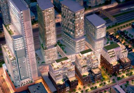 Toronto and Greater Vancouver see high-rise construction progress, a plan and an approval.