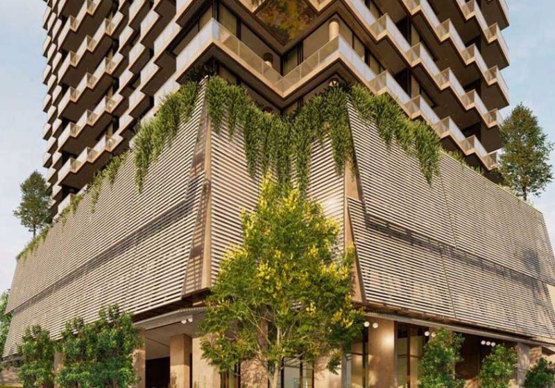 Tower With Design Style Proposed for Brisbane, Australia