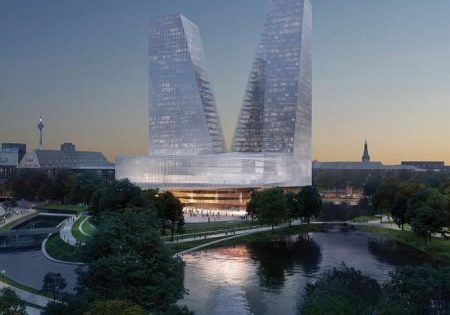 Twin-Tower, Stylish Design for New Düsseldorf Opera House