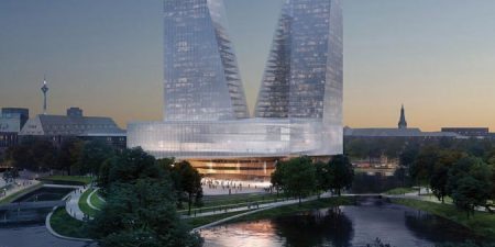 Twin-Tower, Stylish Design for New Düsseldorf Opera House