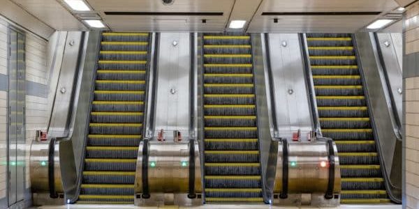 Fourteen escalators will be replaced; image courtesy of RailUK.