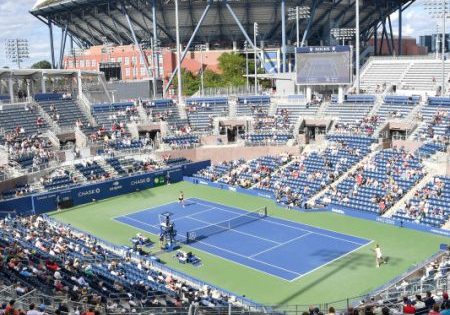 Arthur Ashe Stadium at Flushing Meadows Corona Park; image courtesy of NYC Parks