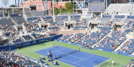 U.S. OPEN ATTENDEES FACE ACCESSIBILITY ISSUES Arthur Ashe Stadium at Flushing Meadows Corona Park; image courtesy of NYC Parks