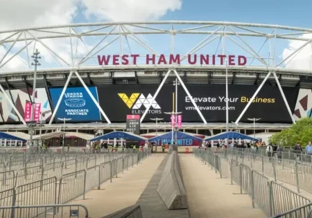 London Stadium; image courtesy of VM Elevators